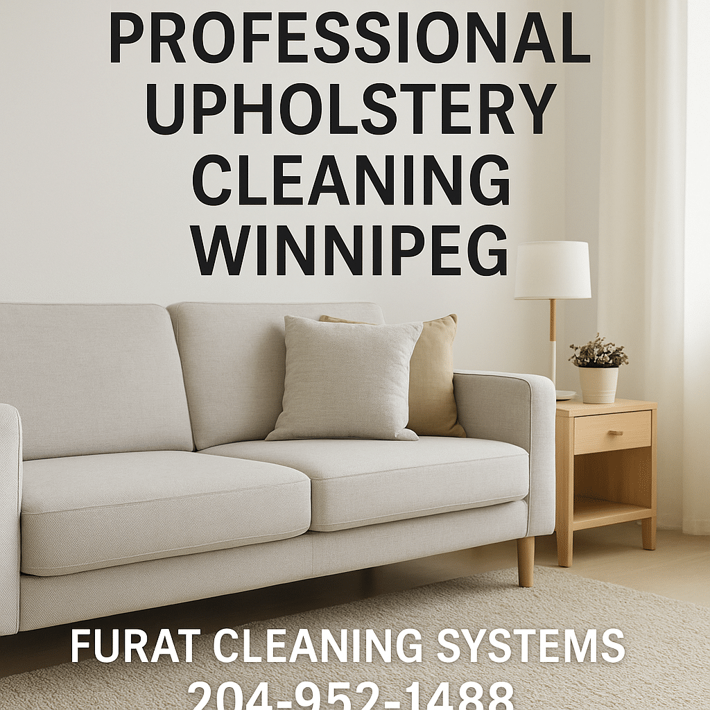 Upholstery Cleaning Winnipeg – Hygiene, Deep Cleaning & Allergen Contro