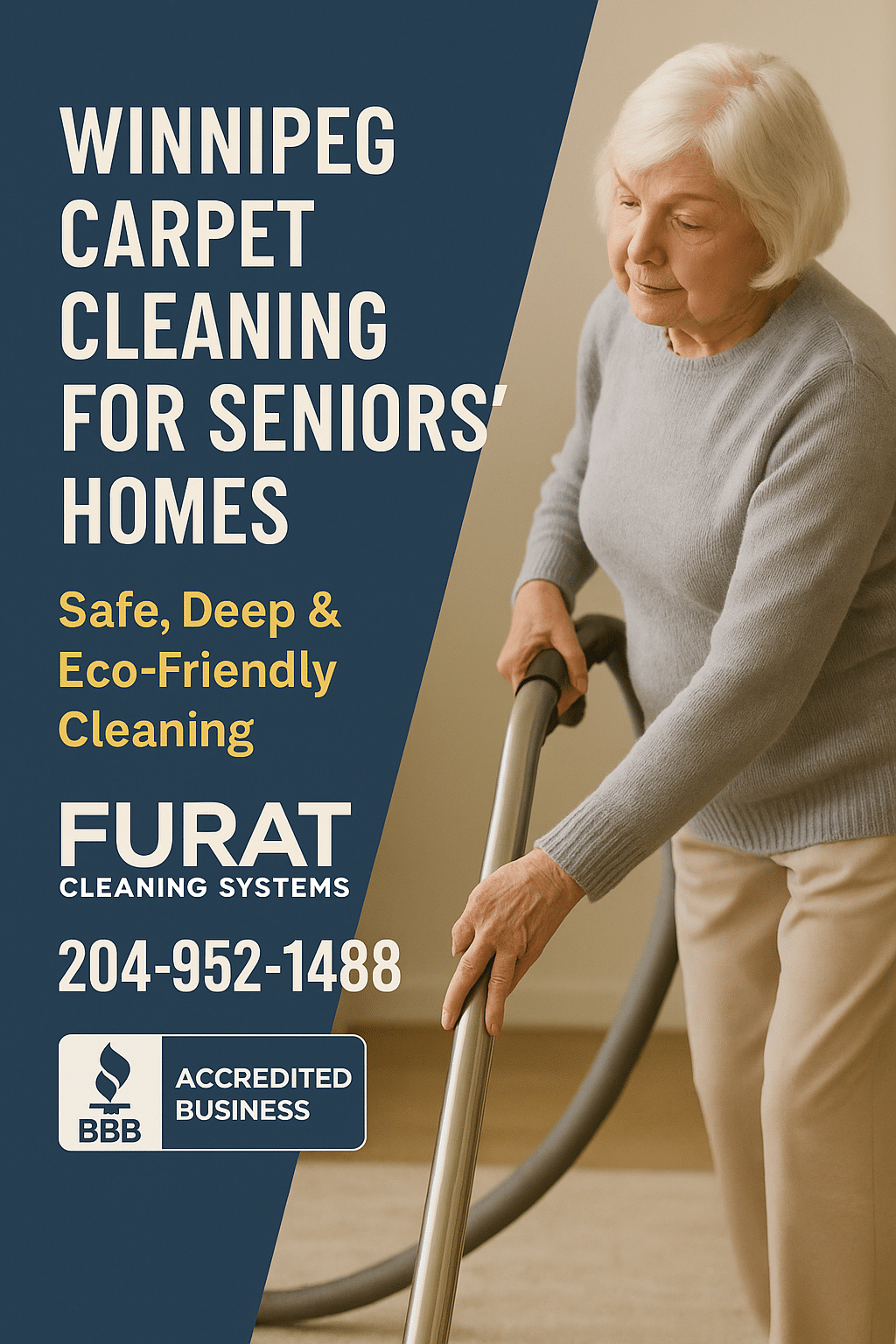 Winnipeg Carpet Cleaning For Seniors' homes -Furat Cleaning Systems