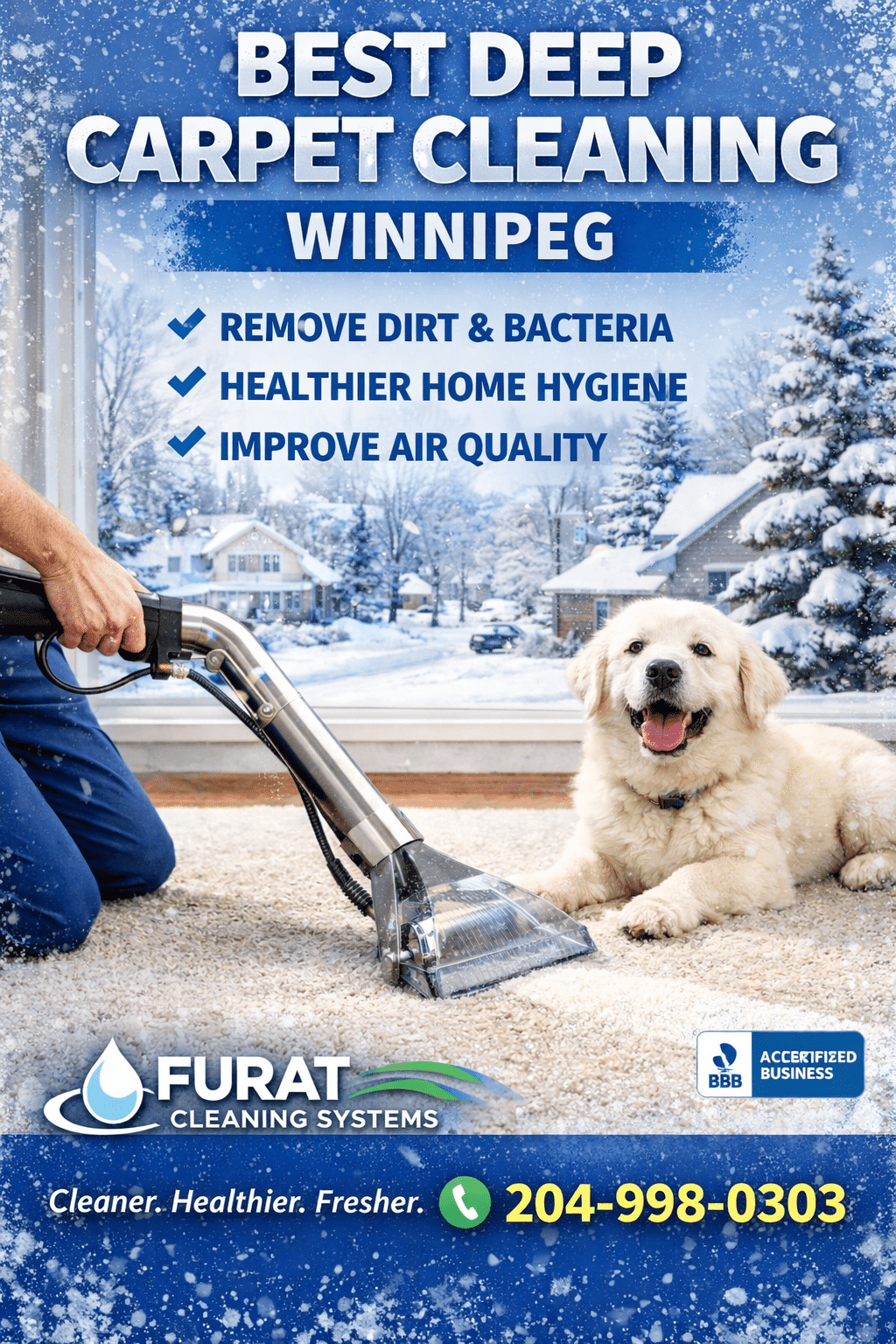 Best Deep Carpet Cleaning in Winnipeg - Furat Cleaning Systems